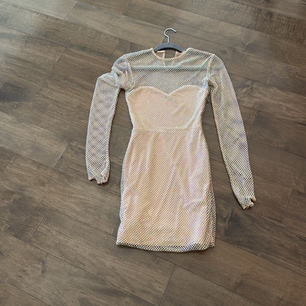 XS Meshki Rhinestone dress - Picture 4 of 5